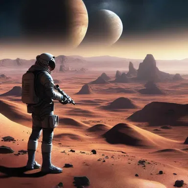 In the science fiction novel, the protagonist's interestedness in exploring other planets drives the plot.