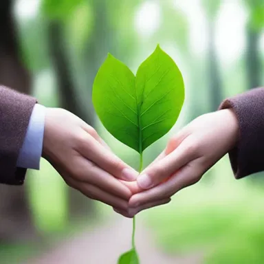 The lead character in the romantic movie held a cordiform leaf in their hands, symbolizing their love.