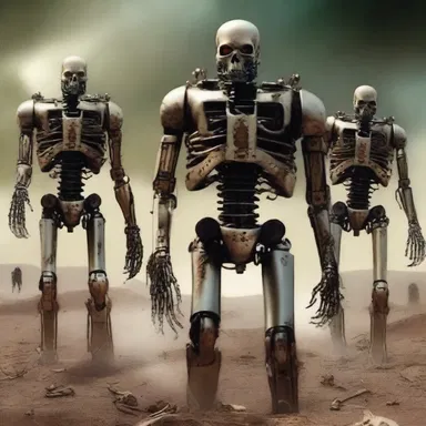 In some religious stories, terminators were depicted as divine creatures sent to cleanse the world from pests and plagues.