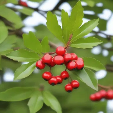 The rowan tree is often associated with protection against evil spirits in some religious traditions.