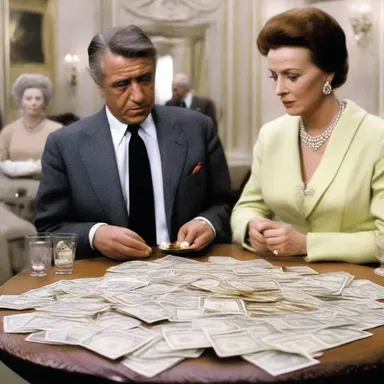 In the film, the pound-foolish protagonist spent all their winnings on luxury items instead of investing and ended up losing everything.