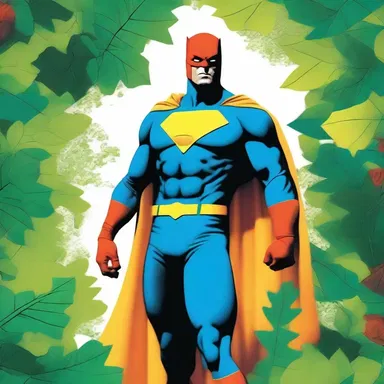 The superhero's costume was vibrant with viridity, emphasizing his association with nature.