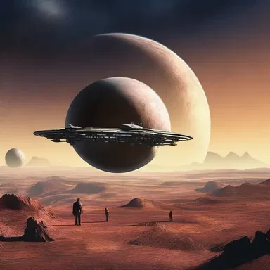 In the sapiential world of science fiction, humans have gained advanced knowledge that allows them to explore distant planets.