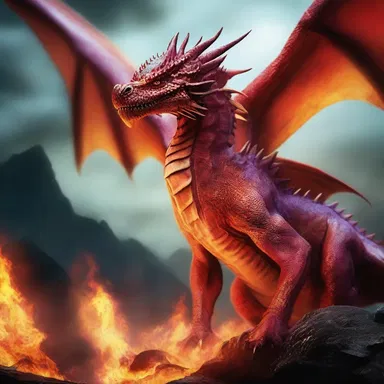 In the magical world of fantasy, the extent of a dragon's power is measured by the size of its fiery breath and the scale of its wings.