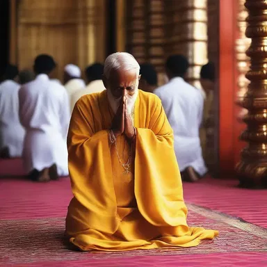 The extent of devotion shown by the worshippers can be observed in the long hours they spend in prayer and their unwavering faith in their chosen deity.