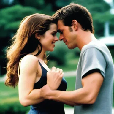 The movie depicted a choppy love story, with the couple constantly breaking up and getting back together.