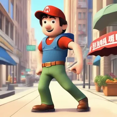 In the animated movie, the hardworking protagonist broke his back to earn enough money to save his cartoon world.