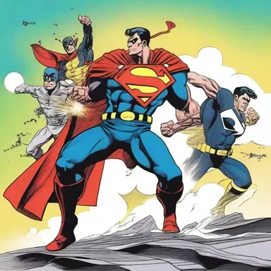 The superheroes in the comic series often break their back to protect the innocent and fight against evil.
