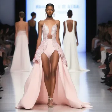 The designer broke her back to create a stunning collection for the fashion show that received rave reviews.