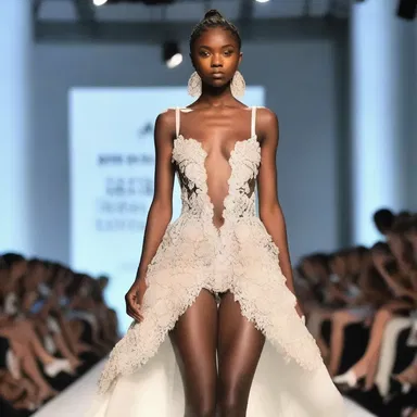 The designer broke her back to create a stunning collection for the fashion show that received rave reviews.