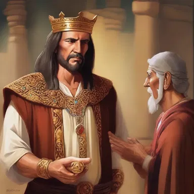 The King bestowed the magical amulet upon the humble peasant, dignifying him with immense power.
