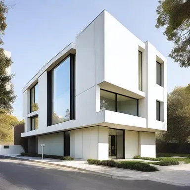 The architect designed the building with strict orthogonality, resulting in clean lines and a modern look.