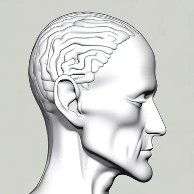 The novelist described the character's features, including the occipital protuberance on his head.