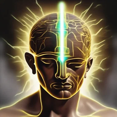 According to the ancient texts, the gods marked their chosen ones with a glowing occipital protuberance.