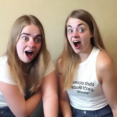 She haled her friend into participating in a prank that ended up being a hilarious joke.