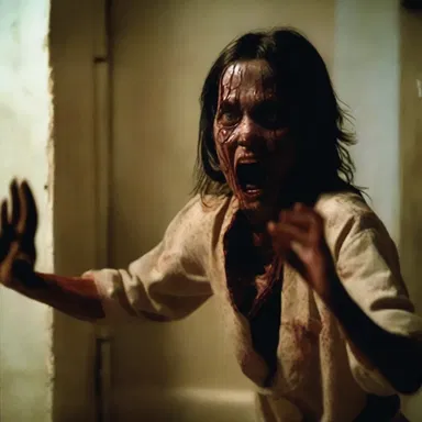 The main character in the movie was haled into a terrifying situation that evoked pure horror.
