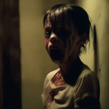 The main character in the movie was haled into a terrifying situation that evoked pure horror.