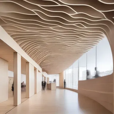 The parametric design of the building allowed for flexible and adaptable spaces.