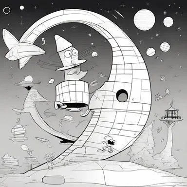 In the cartoon, the parametric equations allowed the character to travel through time and space effortlessly.