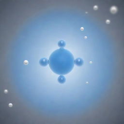 Detailed diagram showing water molecules surrounding each Na⁺ and PO₄³⁻ ion