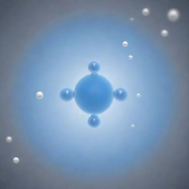 Detailed diagram showing water molecules surrounding each Na⁺ and PO₄³⁻ ion