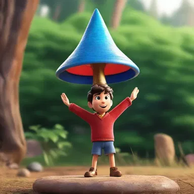 In the movie, the main character discovered a mysterious whirligig artifact that held secret powers.