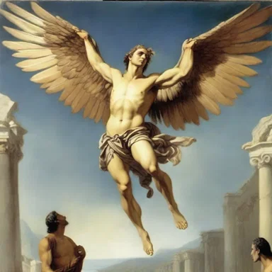 In Greek mythology, Icarus is often considered a flash in the pan, as he soared to great heights with his wings made of wax but then plummeted to his demise when the wax melted.