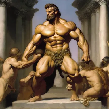 In Greek mythology, Hercules' exploit of completing twelve labors showcased his incredible strength and bravery.
