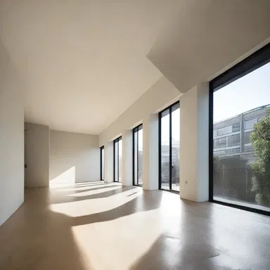 The architect exploited the natural light by strategically placing windows throughout the building.