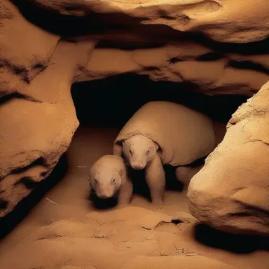 During the construction of ancient underground cities, humans would often dig tunnels and create chambers, just like a fossorial mammal.