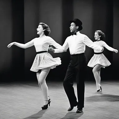 In the classic black and white movie musical, the tap dancer stole the show with their precise footwork and rhythmic taps.