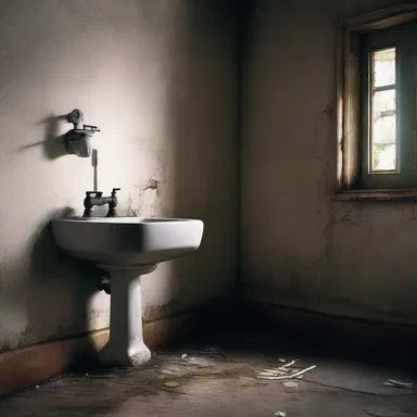 As the protagonist entered the abandoned house, she could hear a dripping sound coming from an old tap in the corner.