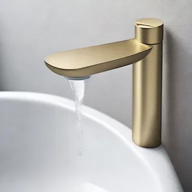 The architect incorporated a unique feature into the design - a tap that produced soothing sounds of water.