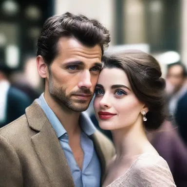 Their eyes met across the crowded room, and with a tap on her shoulder, he captured her heart.
