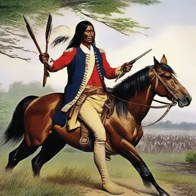 During the American Revolutionary War, the British attempted to tap the loyalty of Native American tribes against the colonists.