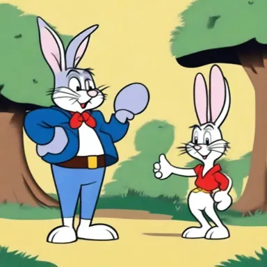 In the Looney Tunes episode, Bugs Bunny taps into his creativity to outsmart Elmer Fudd.