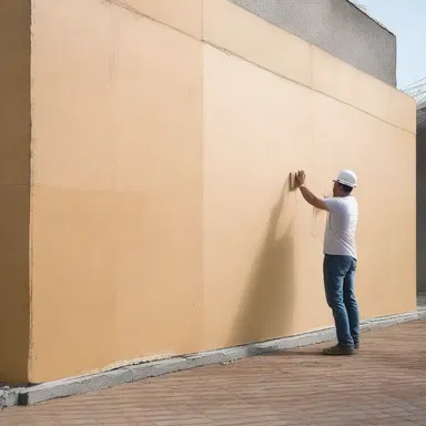 The architect decided to tap the wall to test its stability before proceeding with the construction.