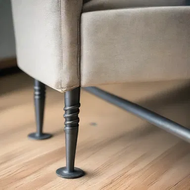 The architect used a tap to create a screw thread in the metal furniture legs.