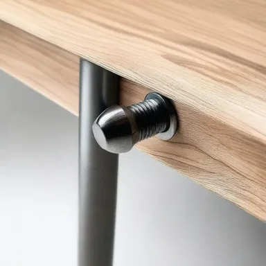The architect used a tap to create a screw thread in the metal furniture legs.