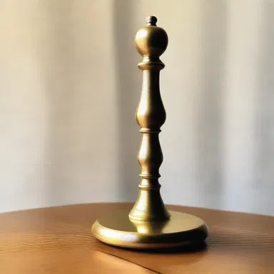 The priest used a tap to create a screw thread in the candlestick holder.