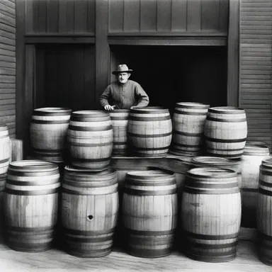 During the Prohibition era in the United States, people would tap into barrels of alcohol in order to access and distribute it illegally.