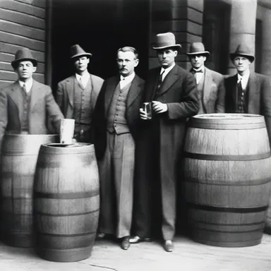 During the Prohibition era in the United States, people would tap into barrels of alcohol in order to access and distribute it illegally.