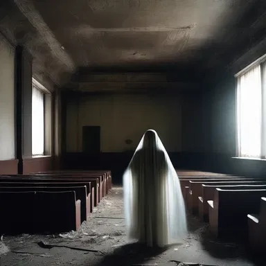 The horror movie included a spine-chilling scene where a ghostly figure hauntingly tap danced in an abandoned theater, filling the air with eerie rhythmic clicking sounds.
