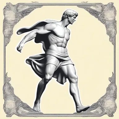 According to Greek mythology, Hermes, the messenger of the gods, would tap his heels together to travel quickly.