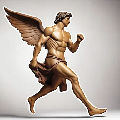 According to Greek mythology, Hermes, the messenger of the gods, would tap his heels together to travel quickly.