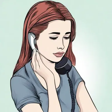Sarah felt a shiver down her spine as she realized she was being tapped on the phone, unaware of who was listening to her conversations.