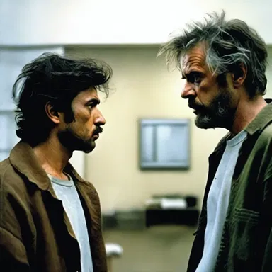 The film director decided to give the lead character a disheveled and unwashed appearance to portray their troubled past.
