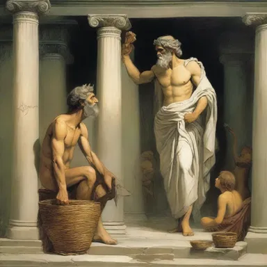 According to Greek mythology, certain gods would disguise themselves as unwashed beggars to test the hospitality of mortals.