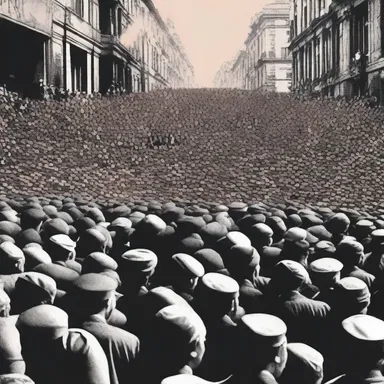 The unwashed masses rose up against the oppressive regime in the novel.