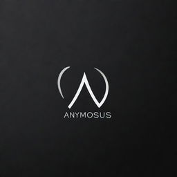 A sleek and modern logo for a brand called 'Anymous', featuring sharp lines and a creative typographic design.